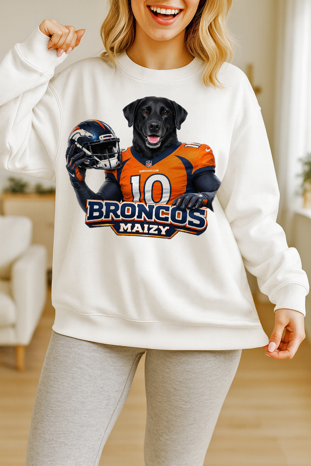 Personalized American Football Pets Jersey Sweatshirt 🏈