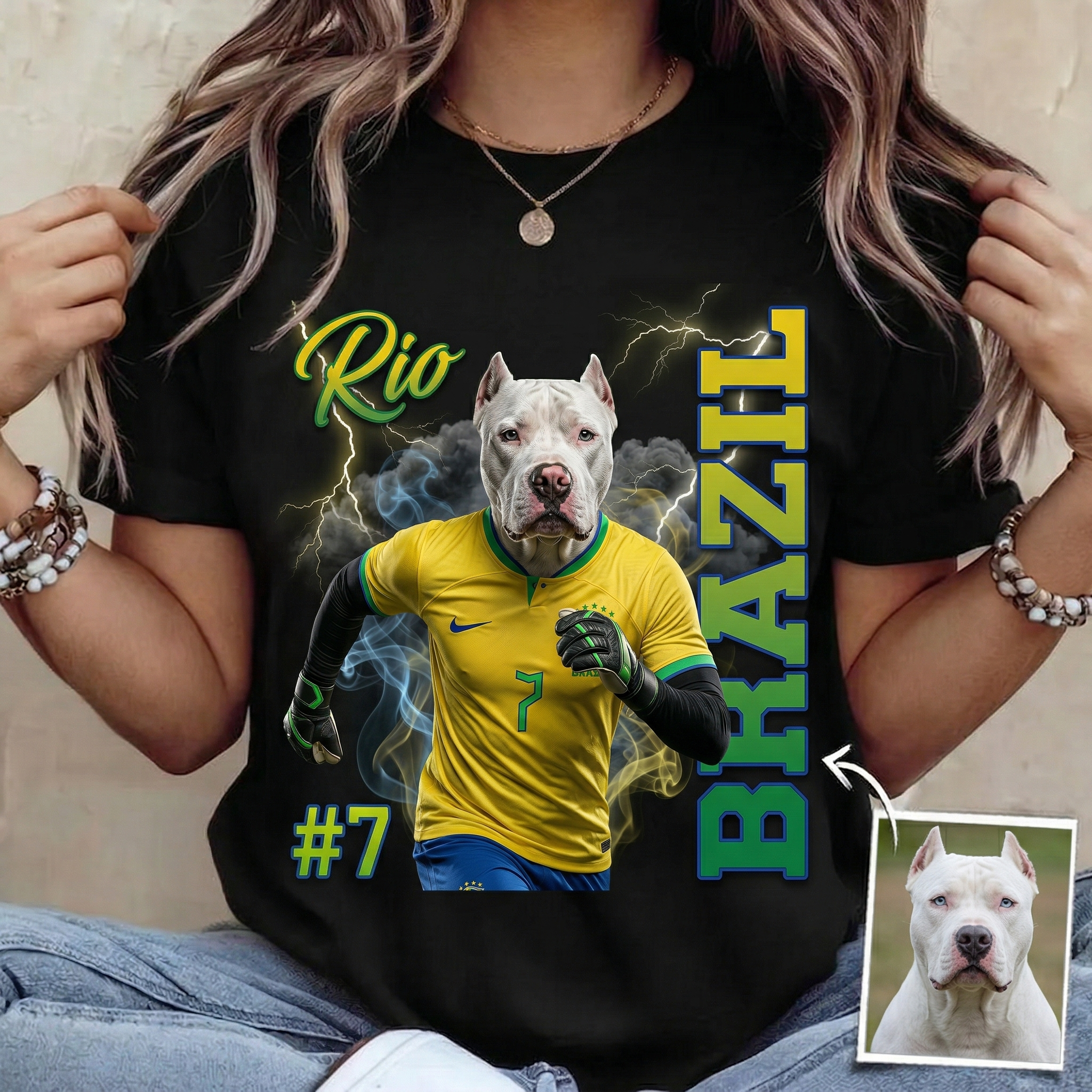 Custom Pet Sports Superstar Graphic Tee | Vintage Football, Basketball & Soccer Styles | Personalized Fan Gift