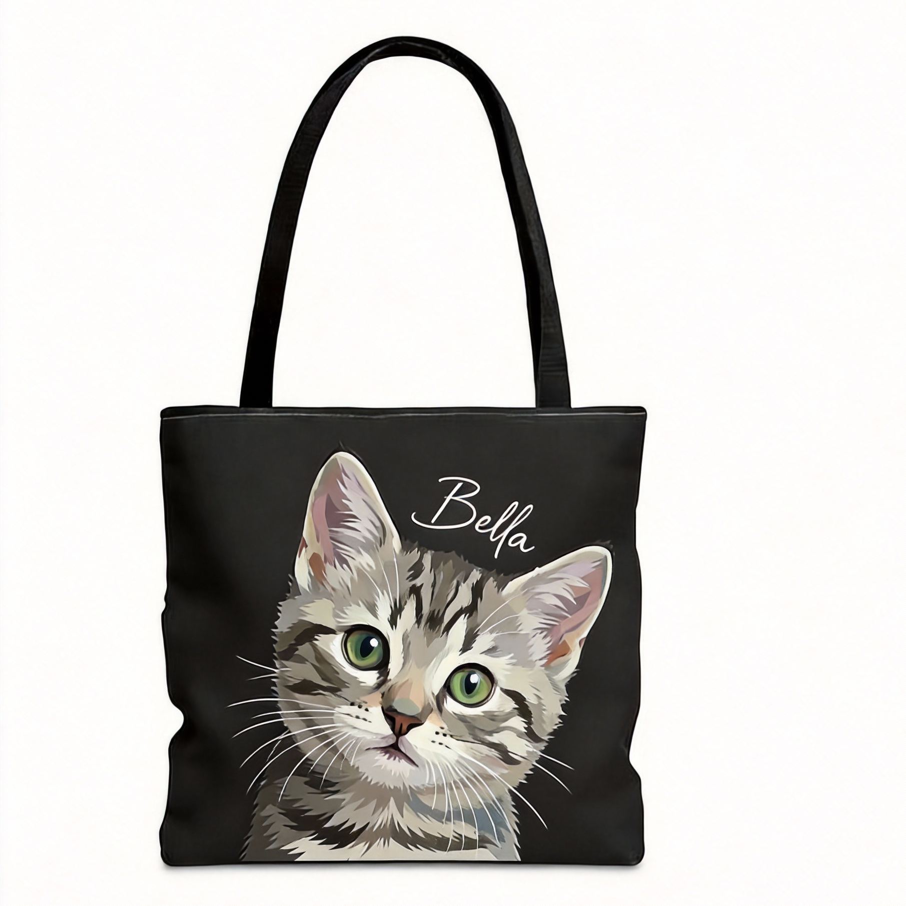 The "Proud Pet Mom" Essential: Custom Art Tote Bag - Unique Gift for Dog & Cat Lovers
