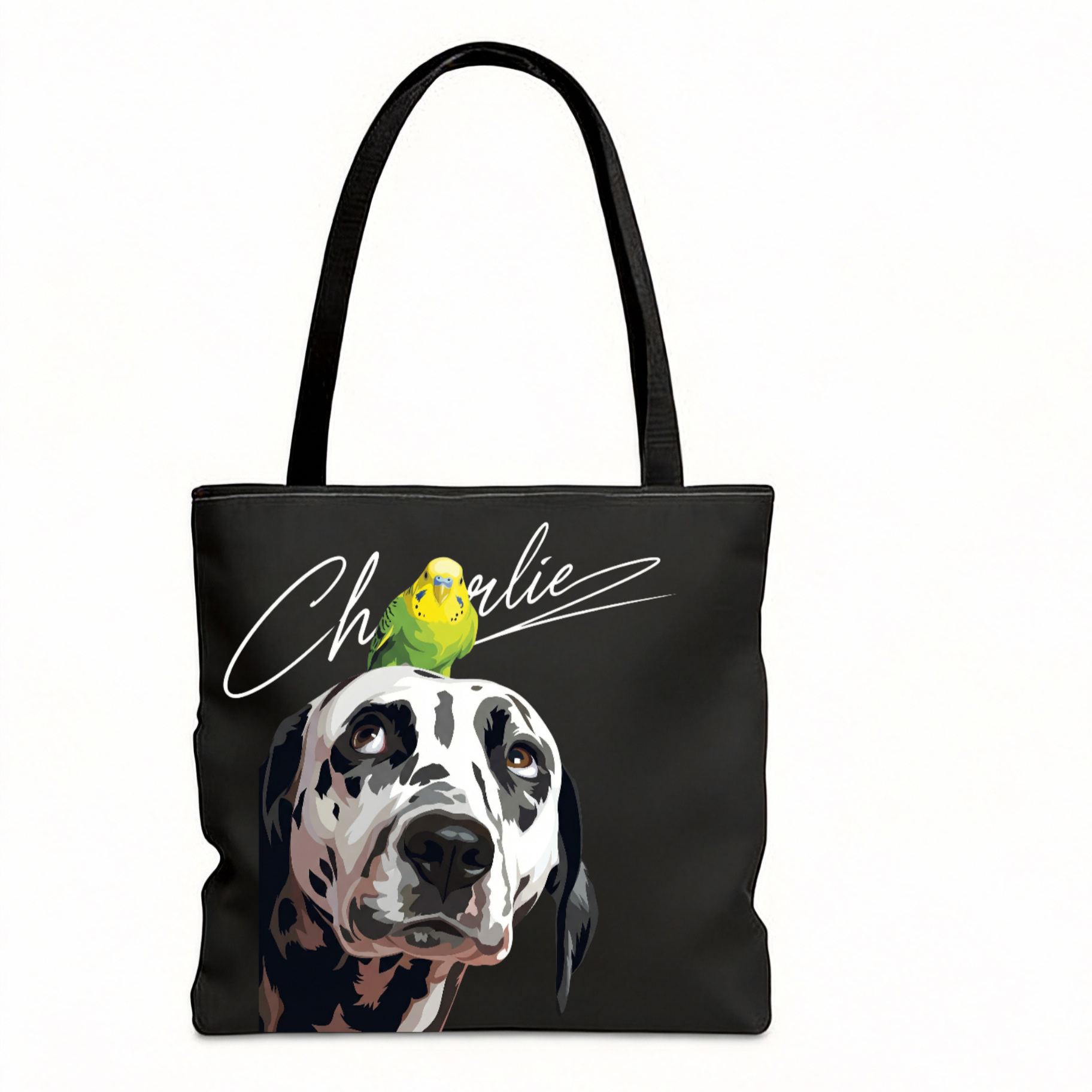 The "Proud Pet Mom" Essential: Custom Art Tote Bag - Unique Gift for Dog & Cat Lovers