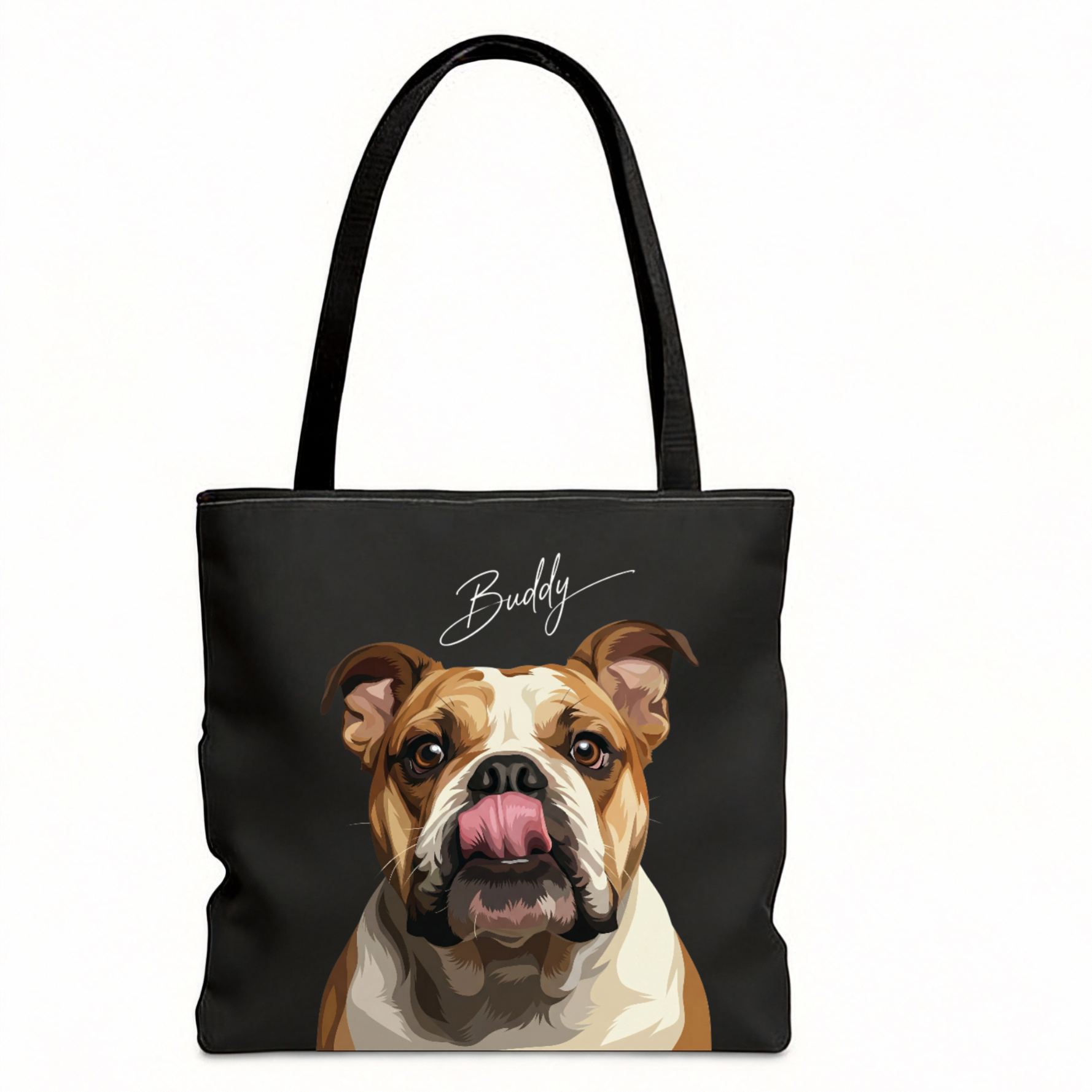 The "Proud Pet Mom" Essential: Custom Art Tote Bag - Unique Gift for Dog & Cat Lovers