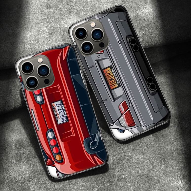 Legend Rear View iPhone Case | Classic Sports Car Taillight Design Protective Case