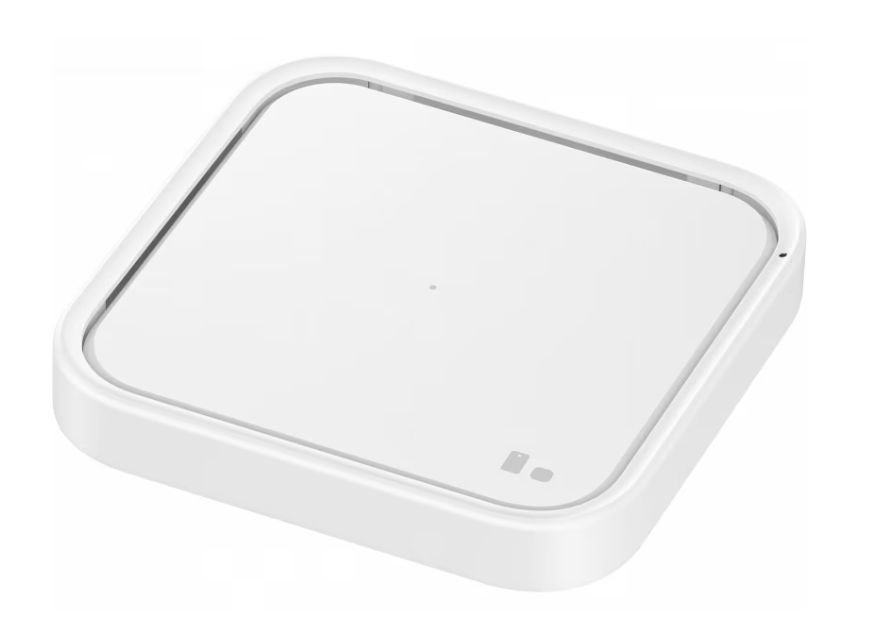 Samsung vezeték nélküli töltő, Quick Charge 15W, hálózati töltő nélkül, lapos, fehér