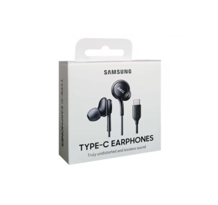 SAMSUNG USB-C fejhallgató kihangosító, EO-IC100BBE AKG, Black Blister Premium