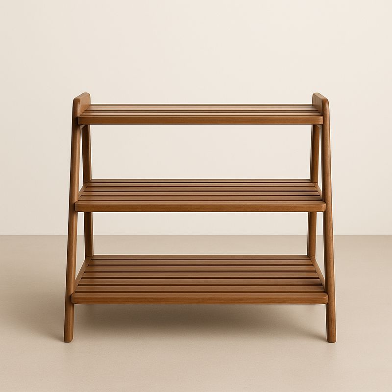 Étagère en Bois à 2 niveaux-Cosyrooma