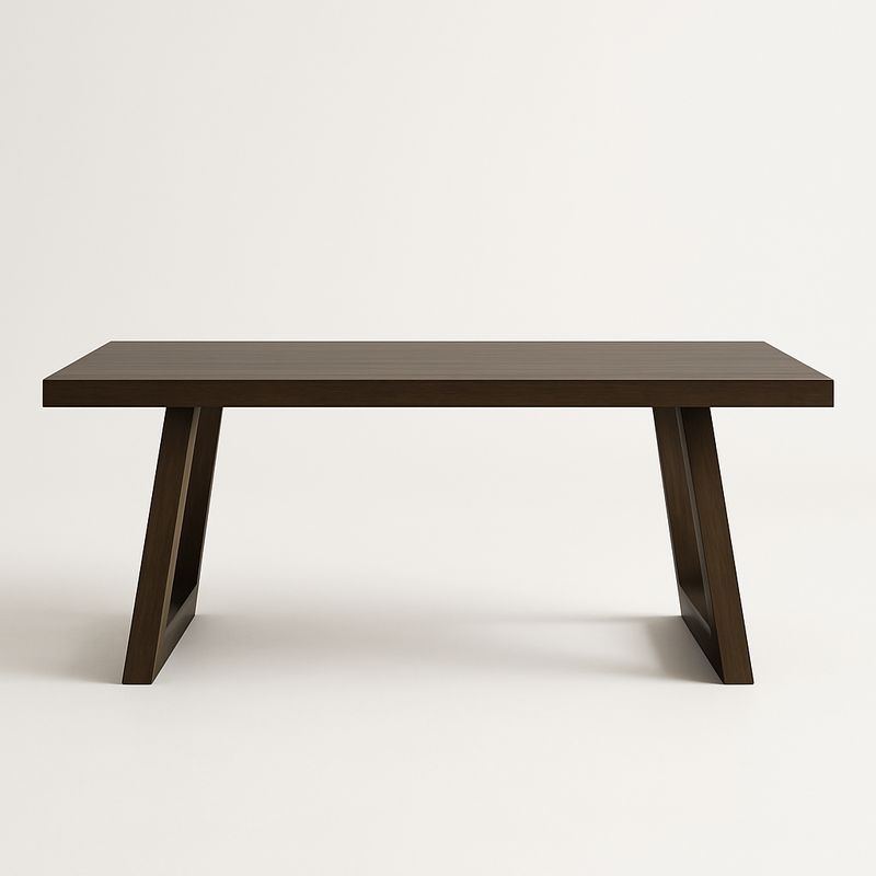 Table Rectangulaire en Bois Marron 180x90x75 cm-Cosyrooma