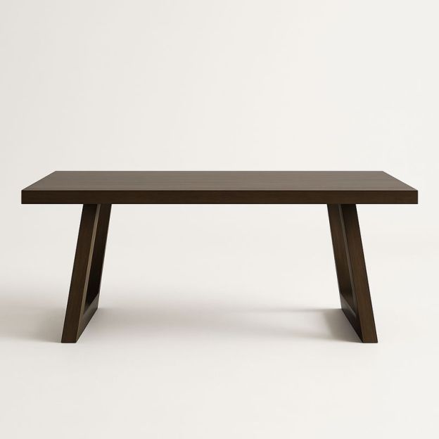 Table Rectangulaire en Bois Marron 180x90x75 cm-Cosyrooma