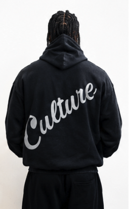 *WASHED BLACK* CULTURE BOX LOGO HOODIE