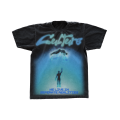 CULTURE "GALAXY" HEAVYWEIGHT WASHED BLACK TEE SHIRT