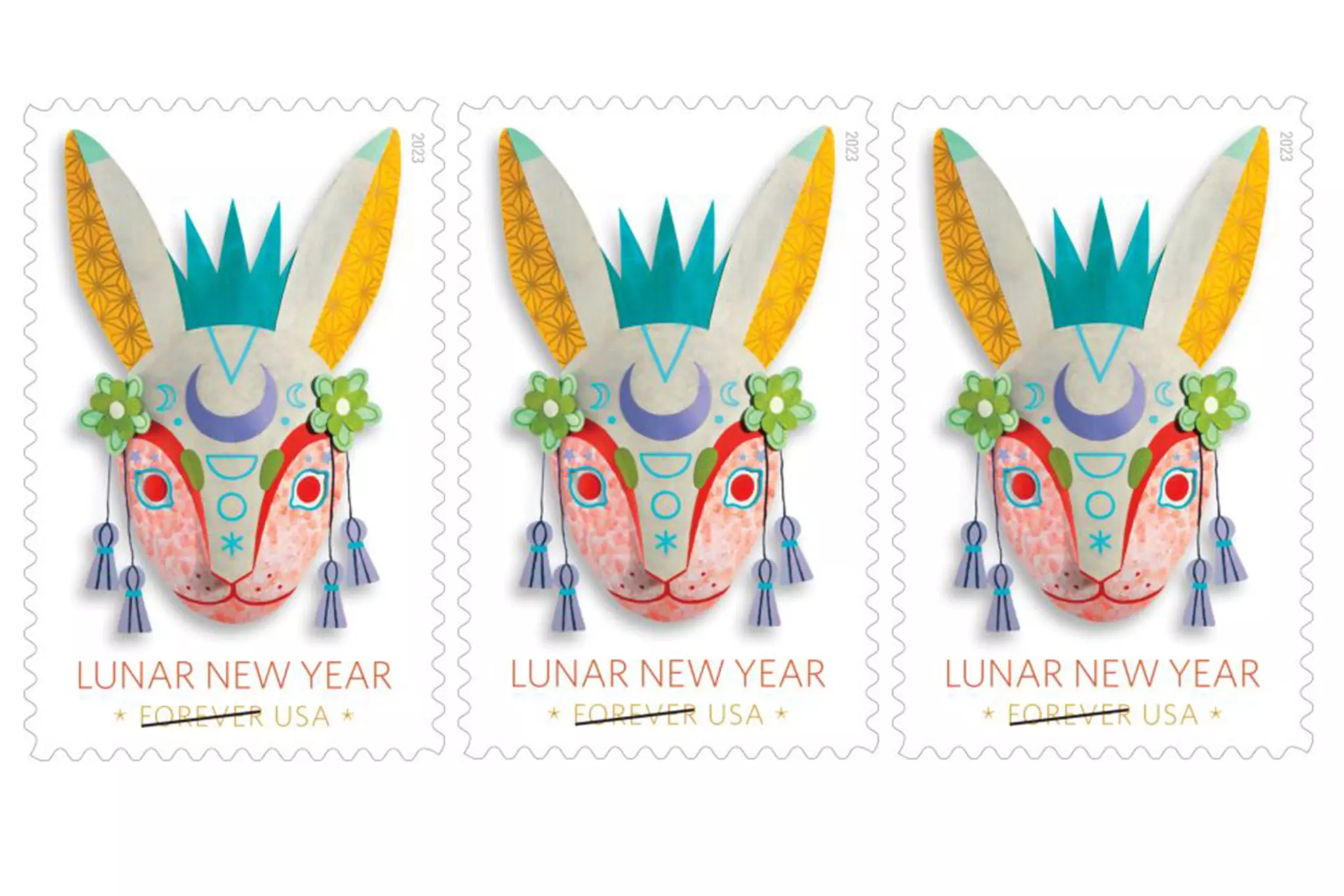 2023 Lunar New Year: Year of the Rabbit Stamps