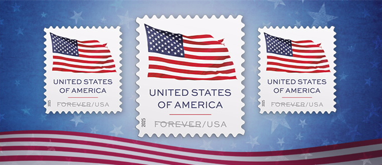 2025 U.S. Flag Forever Stamps