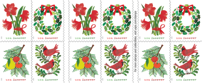 2025 Holiday Cheer Forever Stamps