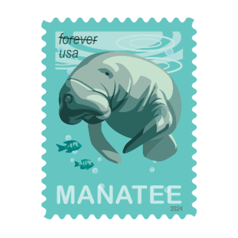 Save Manatees Stamps of 2024