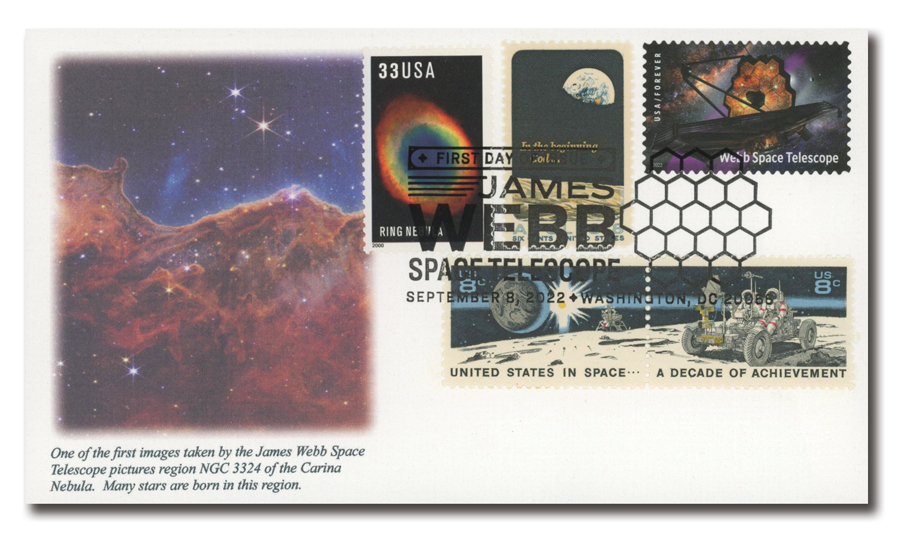 2022 USPS James Webb Space Telescope Stamps