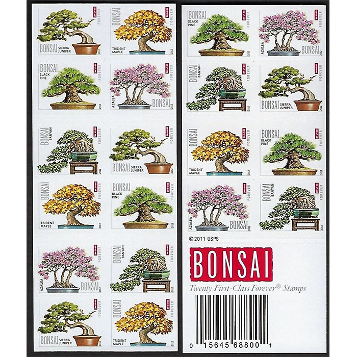 Bonsai Forever Stamps 2012