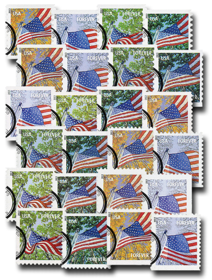 A Flag for All Seasons Forever Stamps 2013