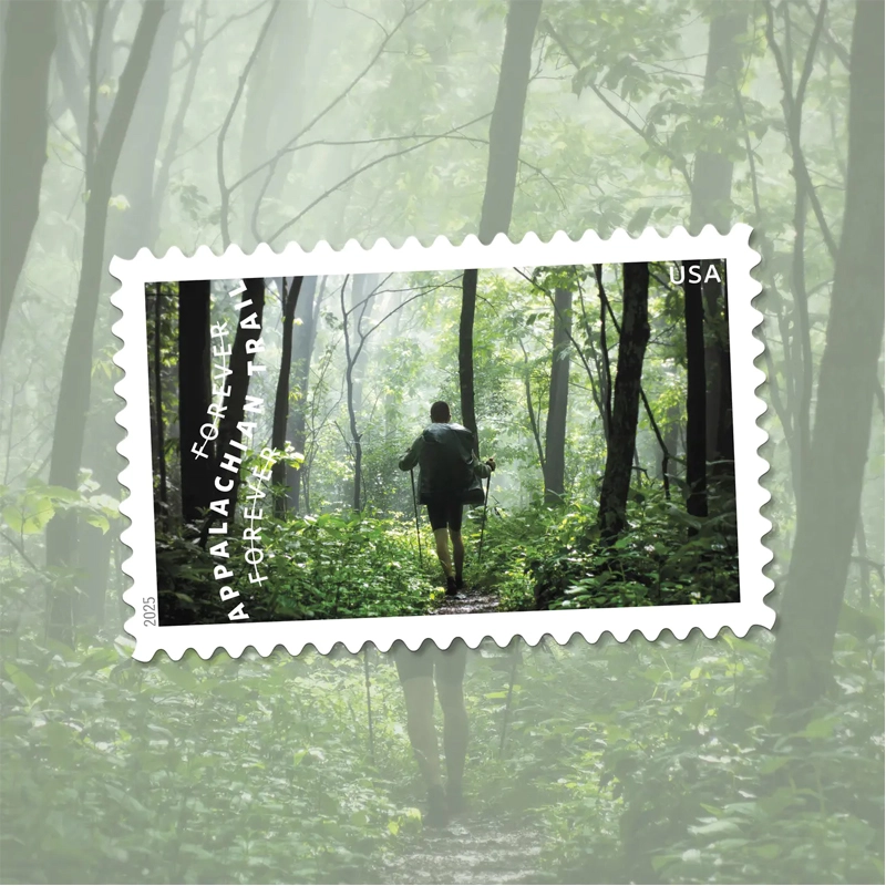 2025 The Appalachian Trail Forever Stamps
