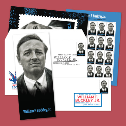 2025 William F. Buckley Jr. Forever Stamps
