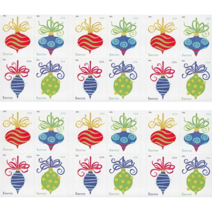Holiday Baubles Stamps 2011