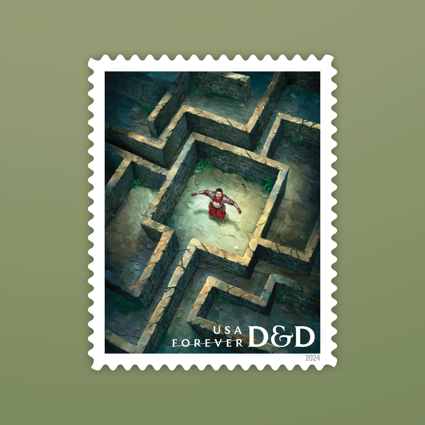 2024 Dungeons & Dragons Forever Stamps