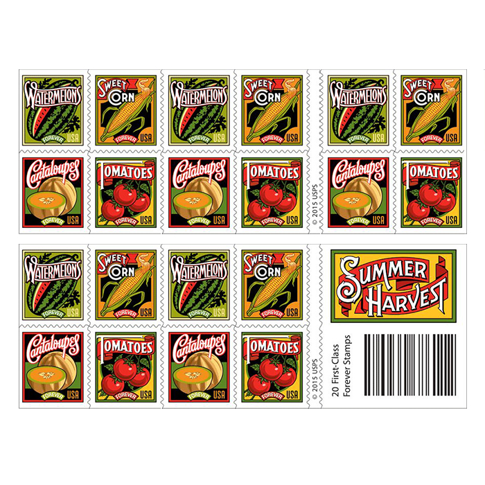 Summer Harvest Stamps