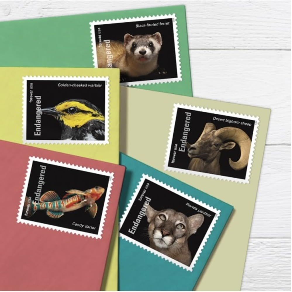 2023 US Endangered Species First Class Postage Forever Stamps
