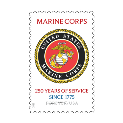 2025 U.S. Marine Corps 250th Stamps