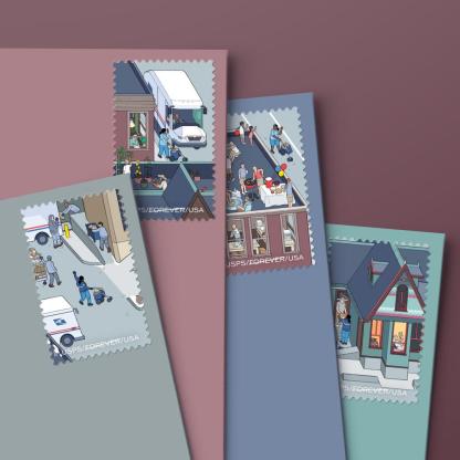 250 Years of Delivering Forever Stamps 2025