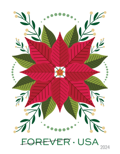 Holiday Joy Forever Stamps 2024
