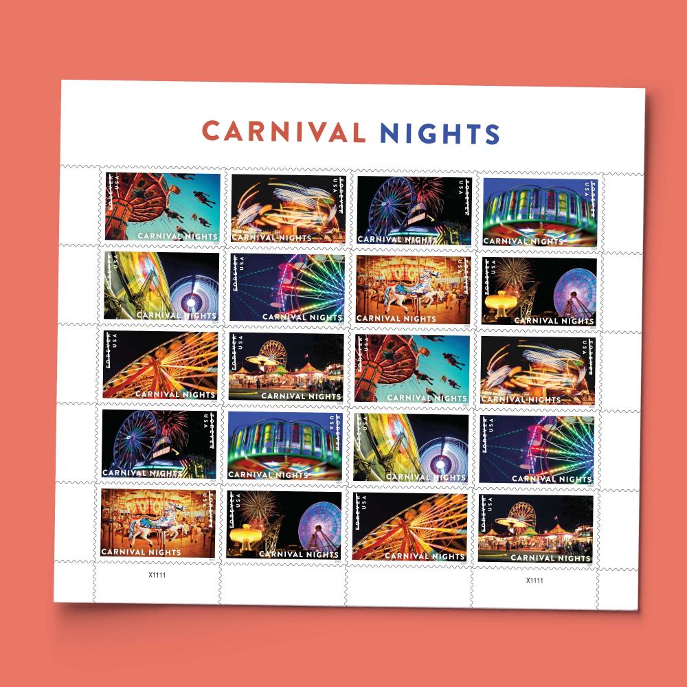 Carnival Nights Forever Stamps - 2024