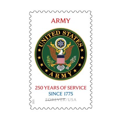 2025 U.S. Army 250th Stamps