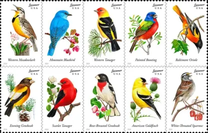 Songbirds Forever Stamps 2014