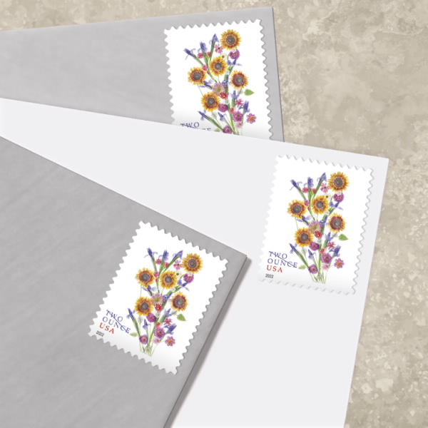 Sunflower Bouquet Stamps(Two Ounce)