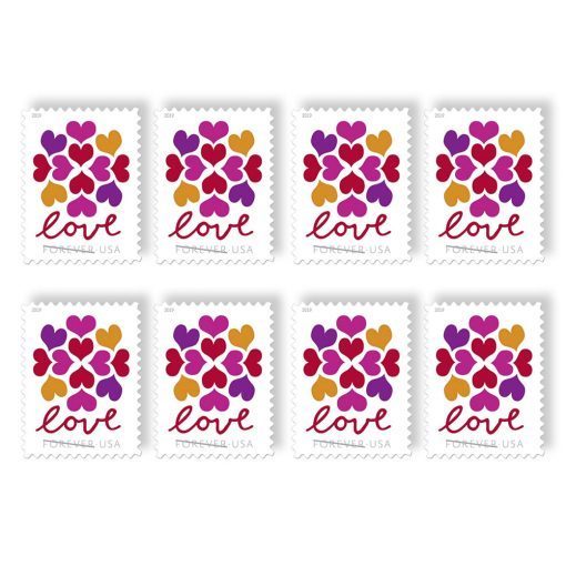 Hearts Blossom Forever Stamps
