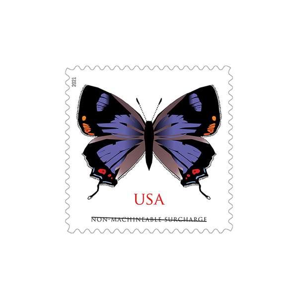 Colorado Hairstreak Stamps($1.03 Non-Machineable for Square Envelopes)