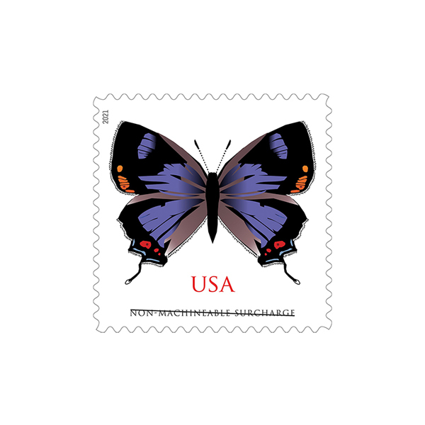 Colorado Hairstreak Stamps($1.03 Non-Machineable for Square Envelopes)