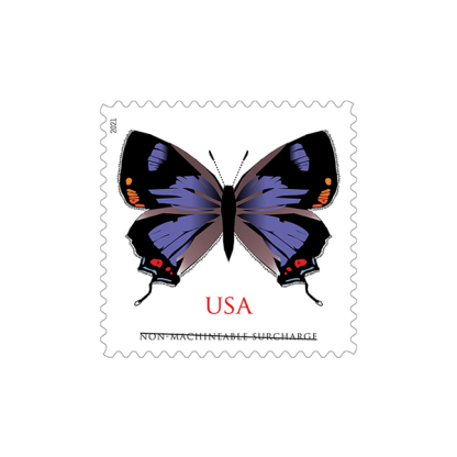 Colorado Hairstreak Stamps($1.03 Non-Machineable for Square Envelopes)