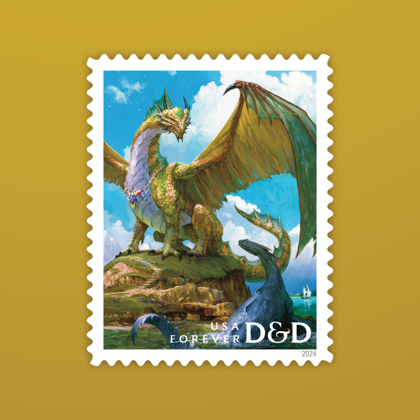2024 Dungeons & Dragons Forever Stamps