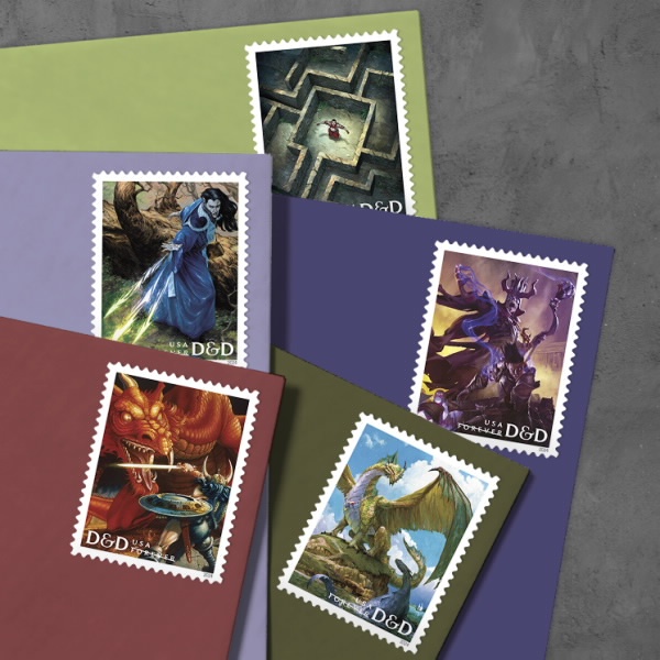 2024 Dungeons & Dragons Forever Stamps