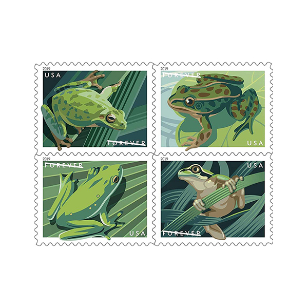 Frogs Forever Stamps