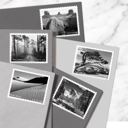 Ansel Adams Stamps, Sheet of 16