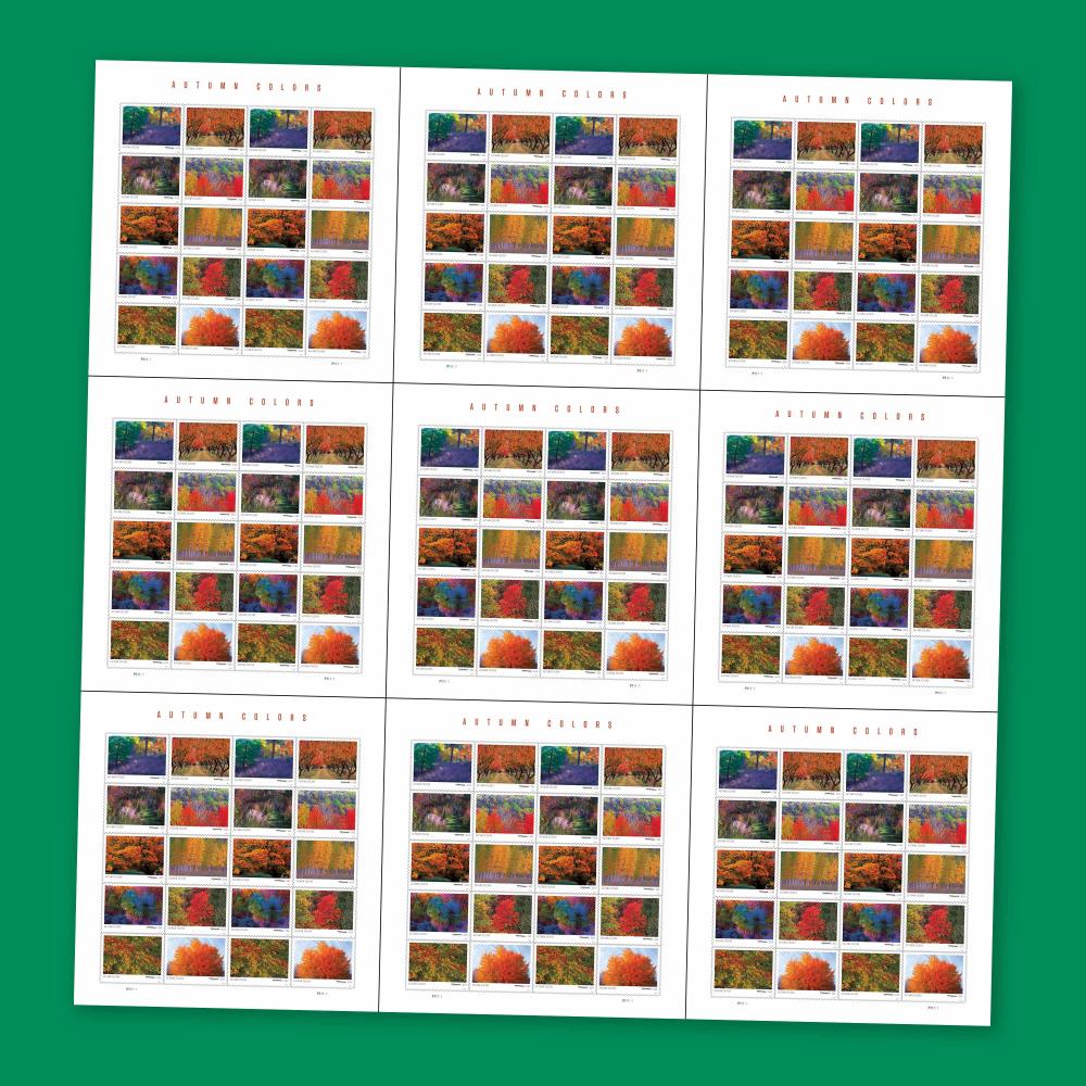 2024 Autumn Colors Forever Stamps