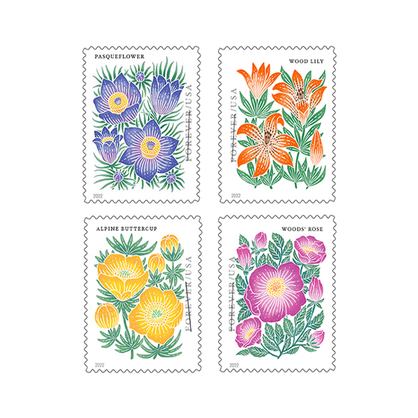 Mountain Flora Forever Stamps