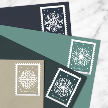 Winter Whimsy Forever Stamps 2024