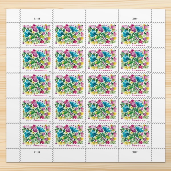 Celebration Blooms Stamps of 2024