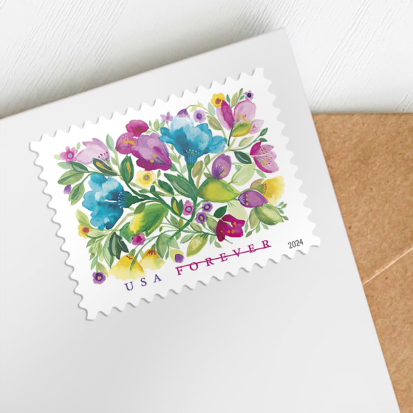 Celebration Blooms Stamps of 2024