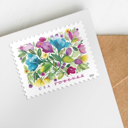 Celebration Blooms Stamps of 2024