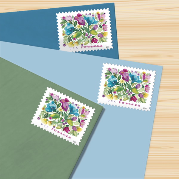 Celebration Blooms Stamps of 2024