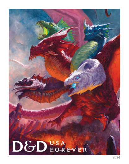 2024 Dungeons & Dragons Forever Stamps