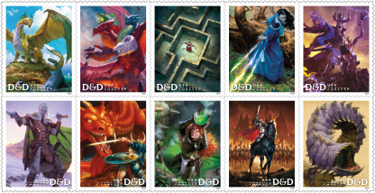 2024 Dungeons & Dragons Forever Stamps